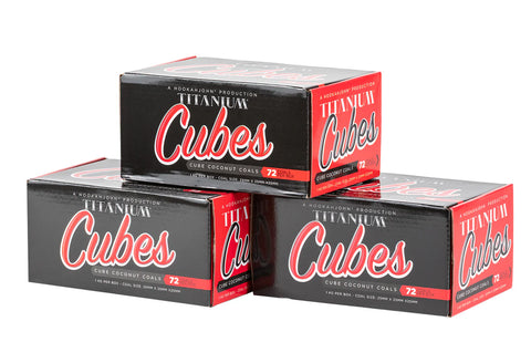 3 pack Titanium Cube Kilos - Hookah Junkie
