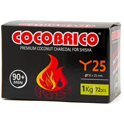 72 pcs Lotus Cut Coals - Coco Brico - Hookah Junkie