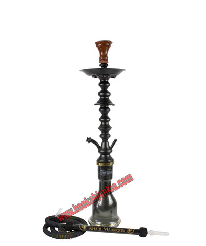 Khalil Mamoon Black Shareef Hookah - Hookah Junkie