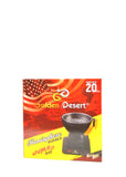 GOLDEN DESERT HEMISPHERE BURNER - Hookah Junkie
