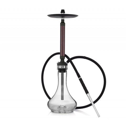 Conceptic Hookah Carbon red (no base - Hookah Junkie