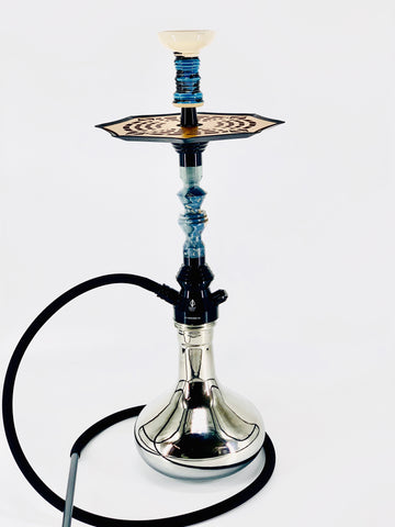 B2 Hookah® Precious Cut Collection™ Virgo Stellar Stream & Stabilized Burl Wood - Hookah Junkie