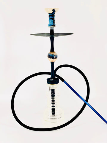 B2 Hookah F-22 Orb Precious Cut Collection Upside Down Earth - Hookah Junkie