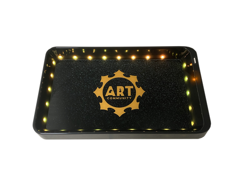 ART Community Hookah Packing Tray (Alpaca•Regal•Tangiers) L.E.D. Mini Glow Tray - Hookah Junkie