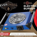 Everember Hookah Coal Burner 1500 Watt - Hookah Junkie