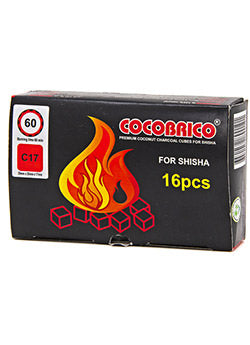 CocoBrico 16 Ct. Flat Coals - Hookah Junkie