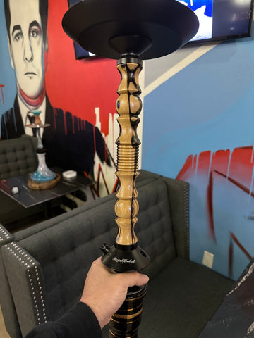 Regal king Blackwood White Ebony - Hookah Junkie
