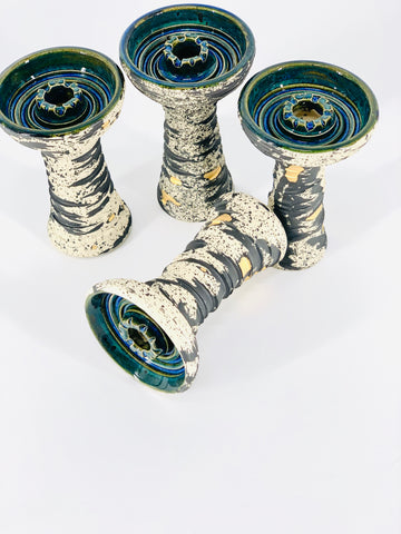 Stone Hookah Bowl Gold Edition Collectors - Hookah Junkie