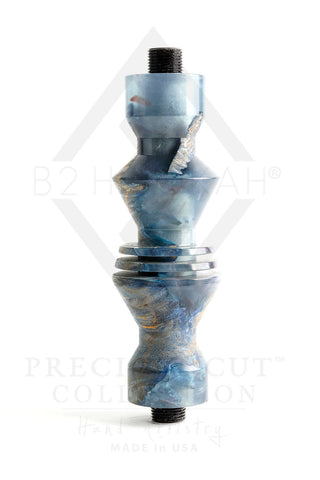 B2 Hookah® Precious Cut Collection™ Spiaggia dei Conigli & Burl Wood - Hookah Junkie