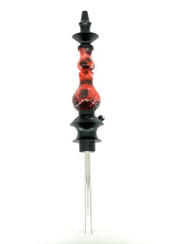 Regal Bishop  Stem Red Gum Seed Swirl - Hookah Junkie