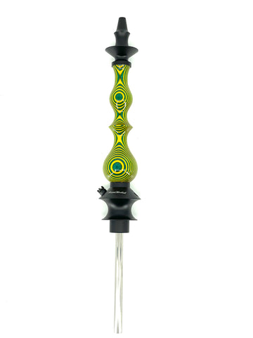Regal Queen Dymondwood Green Yellow - Hookah Junkie
