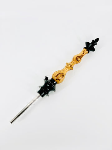 Regal Queen Stem  Marble Wood Custom - Hookah Junkie
