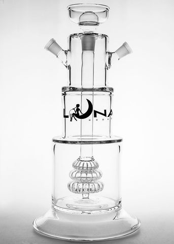 Luna Tower Glass Hookah - Hookah Junkie