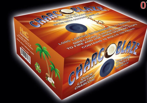Charco Blaze Quick Lighting Coconut Coal - Hookah Junkie
