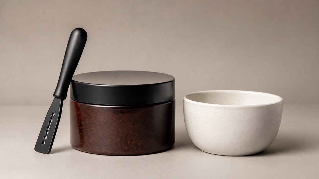 Sealed paste container, applicator, and clean bowl