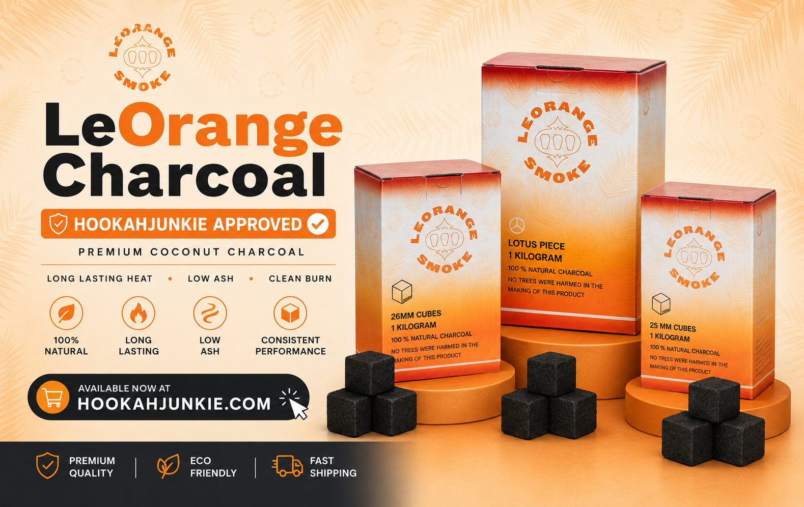 LEORANGE HOOKAH CHARCOAL