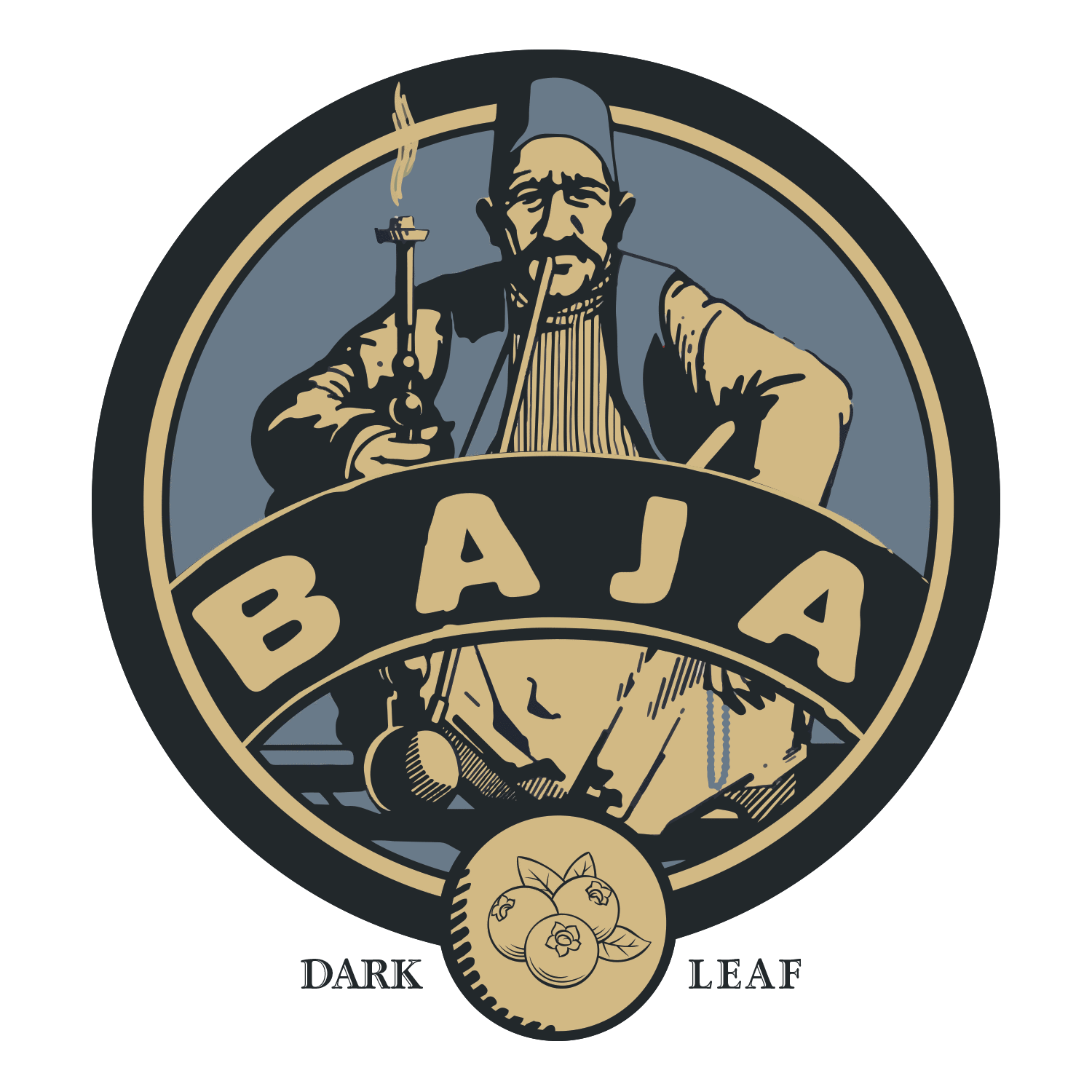 BAJA HOOKAH TOBACCO DARK LEAF