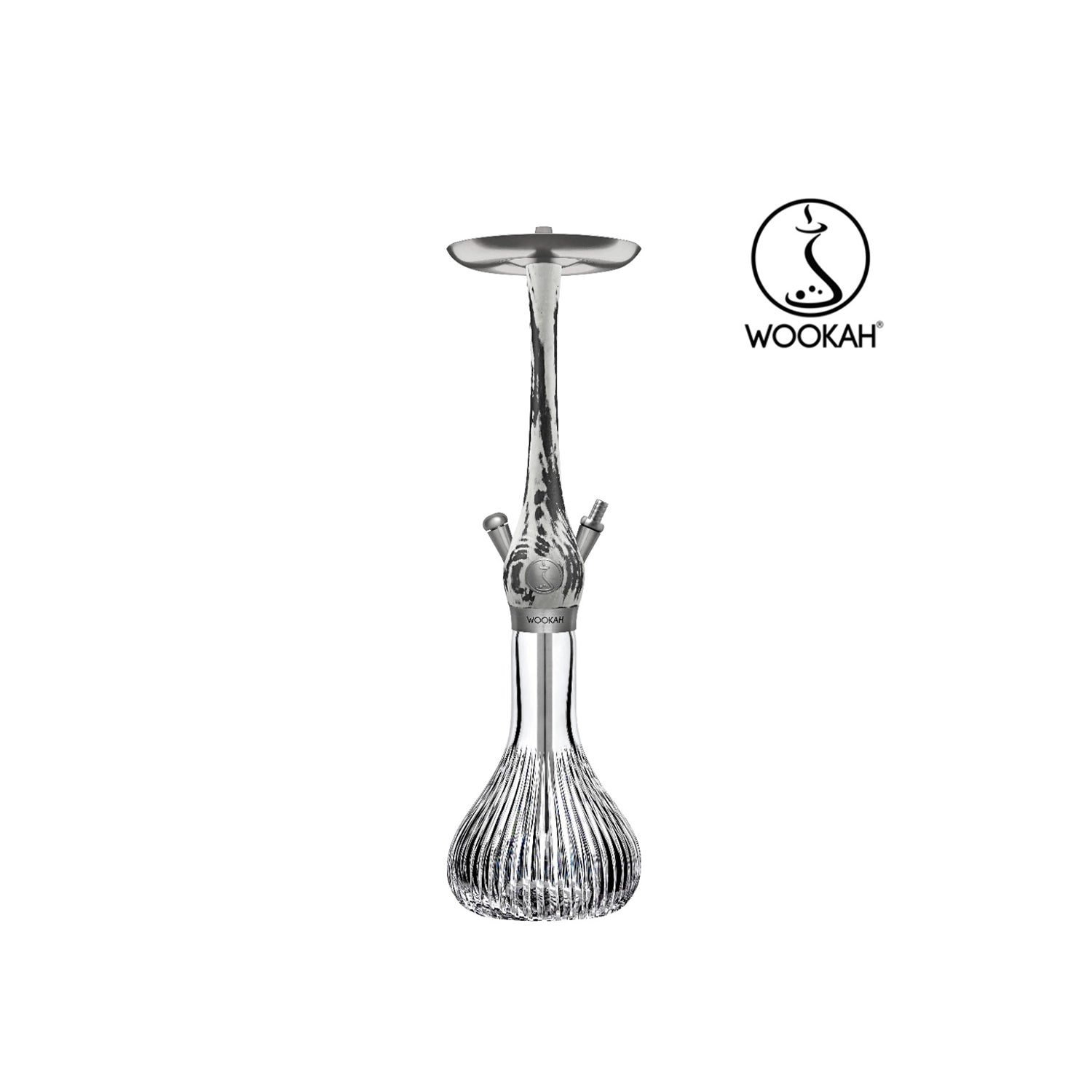 Wookah Hookah White Black
