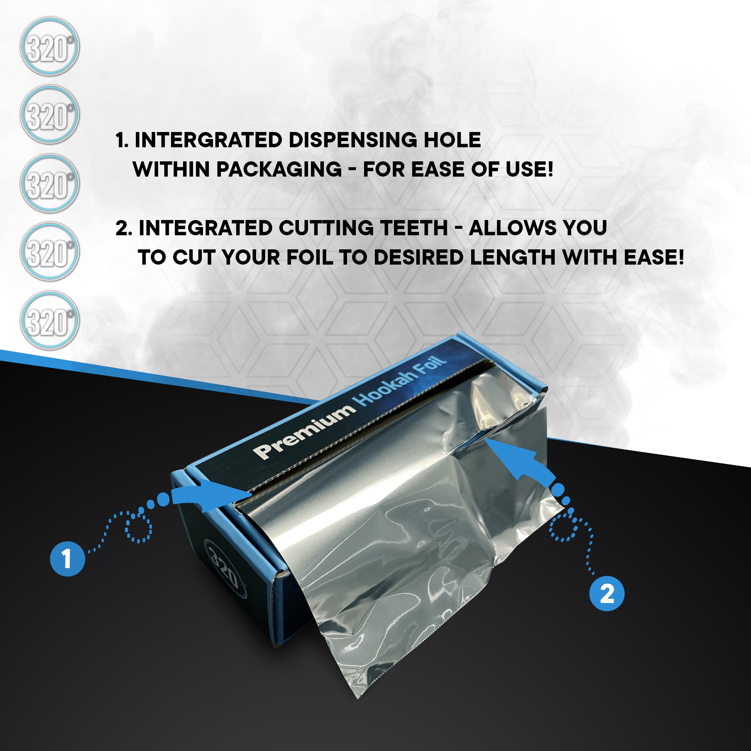 320 HOOKAH FOIL ROLL - Hookah Junkie