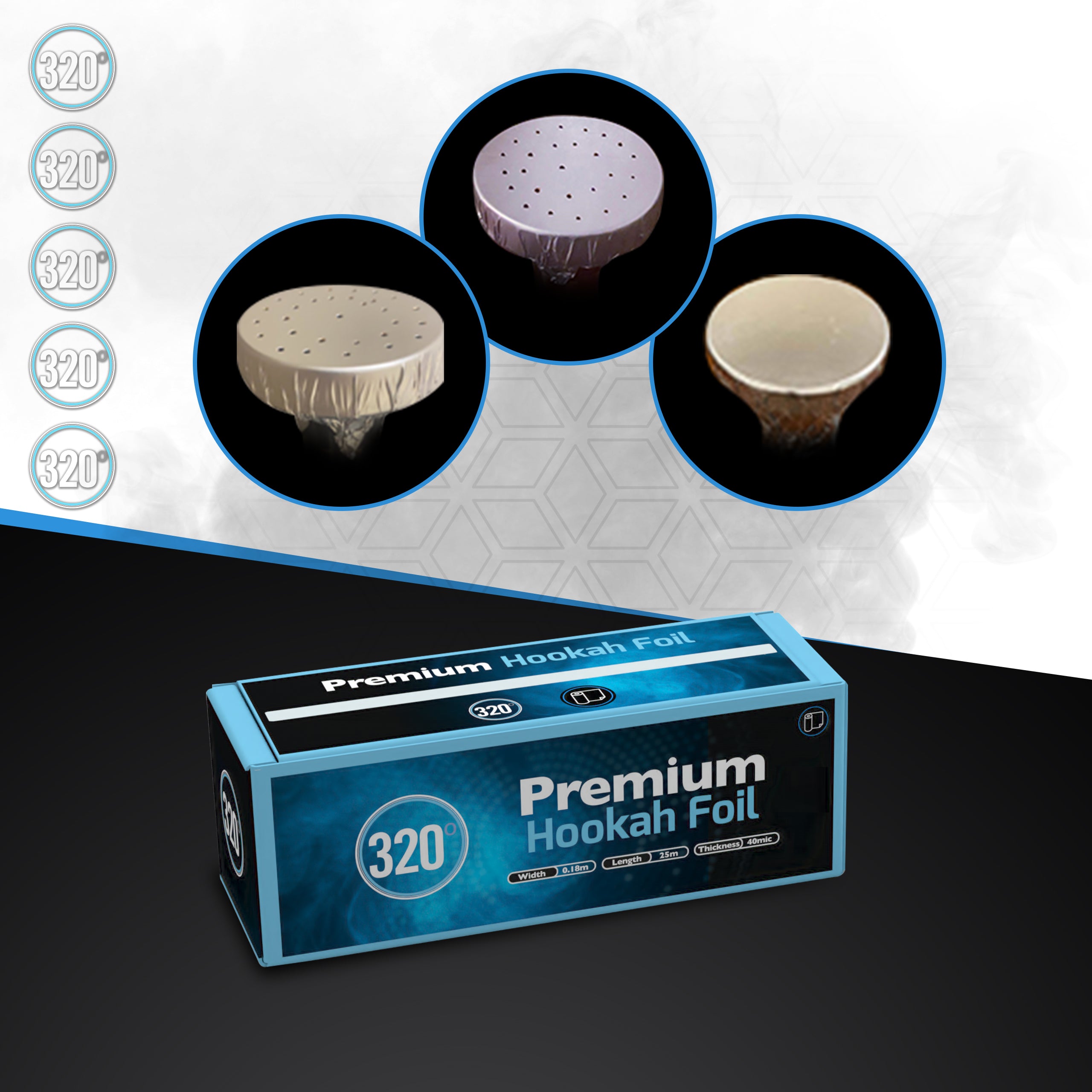 320 HOOKAH FOIL ROLL - Hookah Junkie