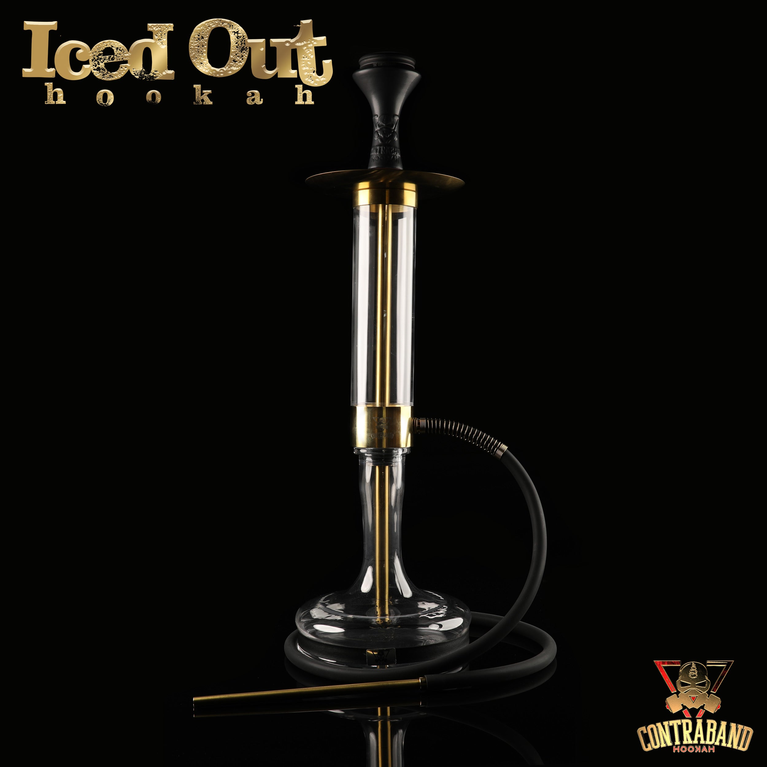 Contraband Iced Out Hookah - Hookah Junkie