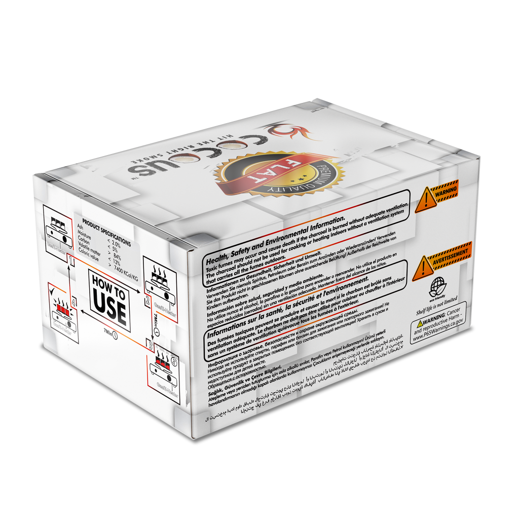 Cocous Coconut Charcoal - Hookah Junkie