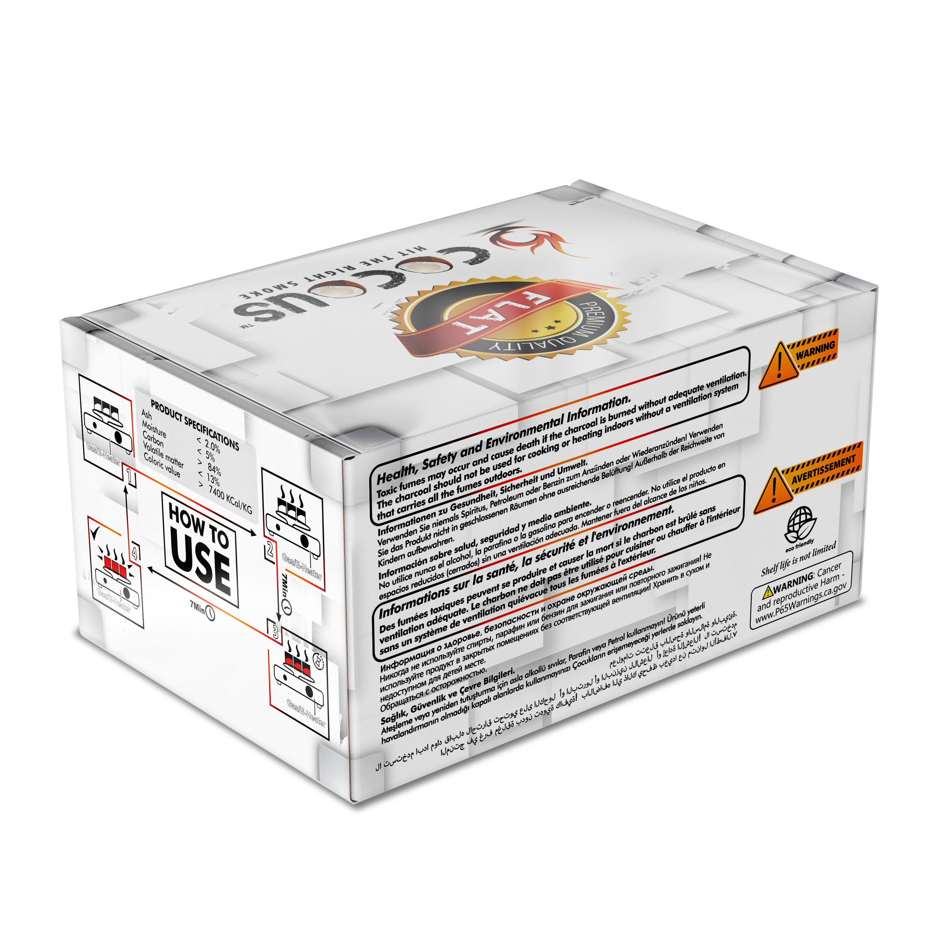Cocous Coconut Charcoal - Hookah Junkie
