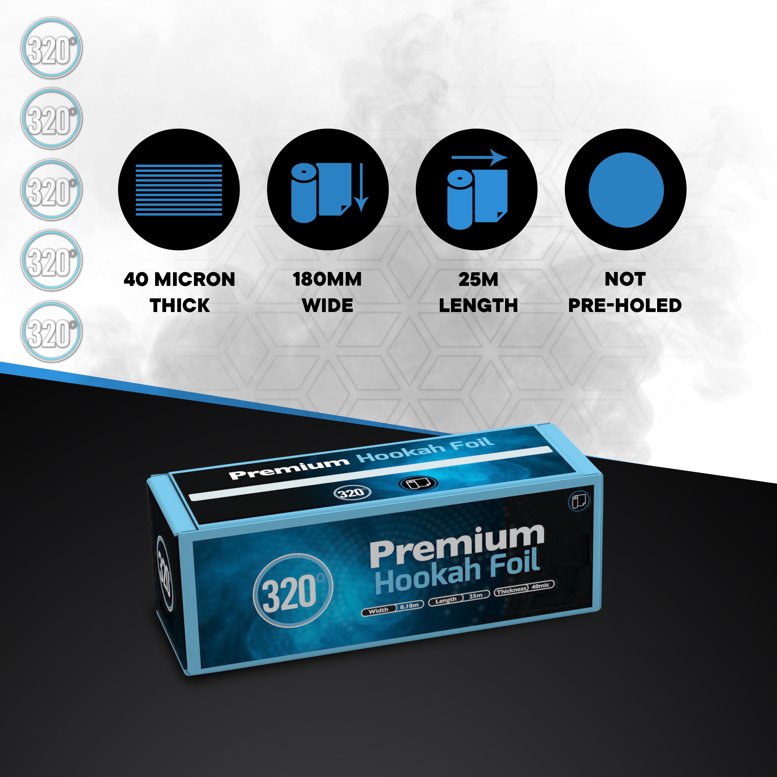 320 HOOKAH FOIL ROLL - Hookah Junkie