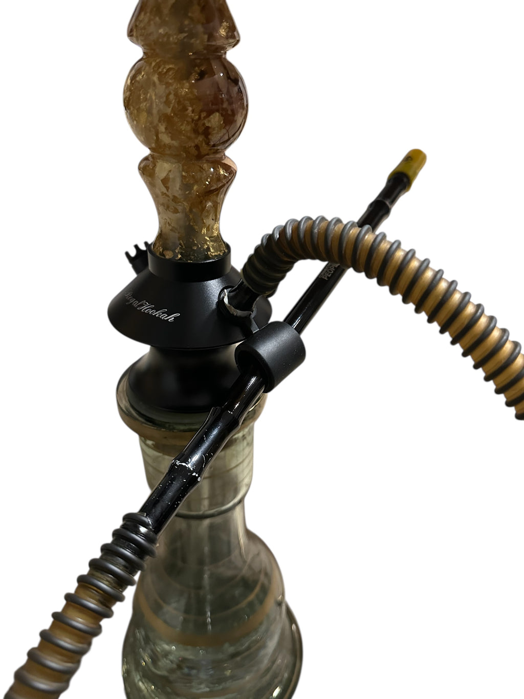 Hose Holder with hose grommet - Hookah Junkie