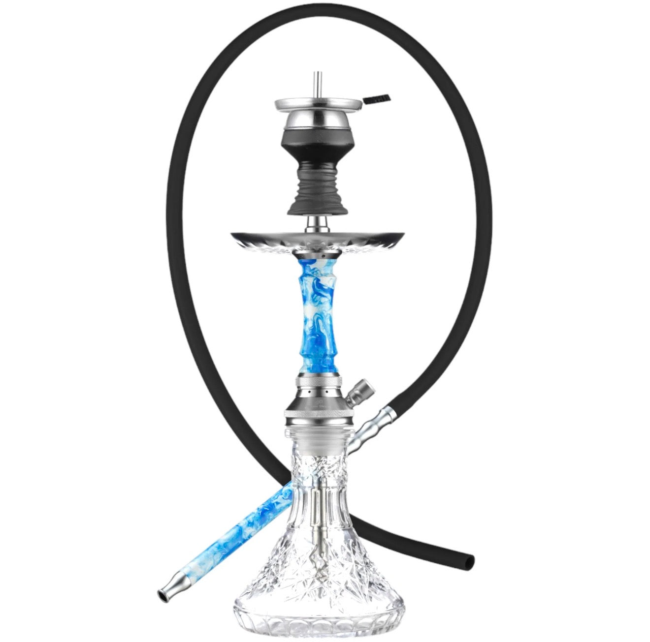 Golden Desert Obsidian Hookah - Hookah Junkie
