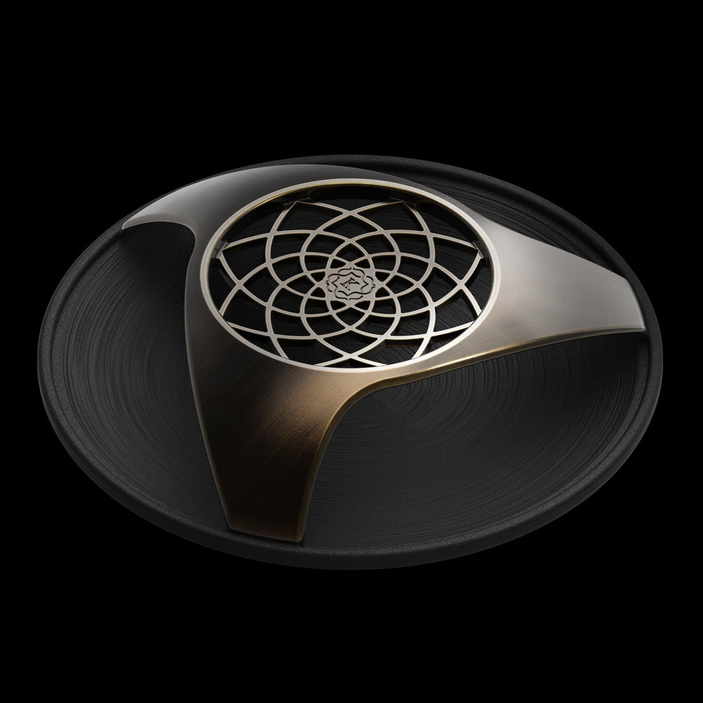 Aeras Bronze Lace Charcoal Holder And Ash Tray, product photo