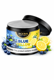 Agera Blue Yellow hookah tobacco 250g with blueberries and lemon flavor 
