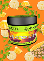 Apocalypse Los Angeles Pineapple Banana Mint hookah shisha tobacco available at HookahJunkie