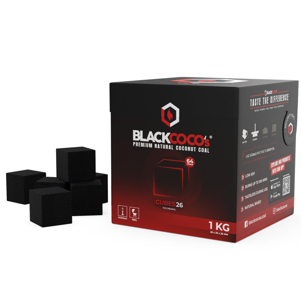 BLACKCOCO's | CUBES26 | BOX | 1 KG - Hookah Junkie