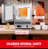 VEVOR Electric Kiln, 1500W