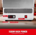 VEVOR Electric Kiln, 1500W - Hookah Junkie