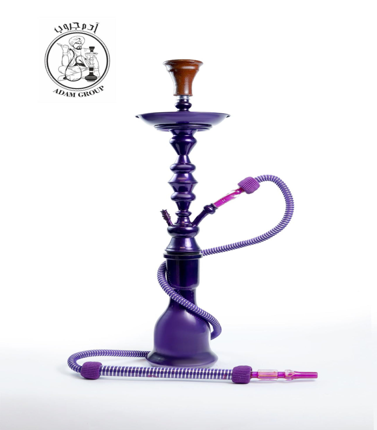 Three rings purple hookah - Hookah Junkie