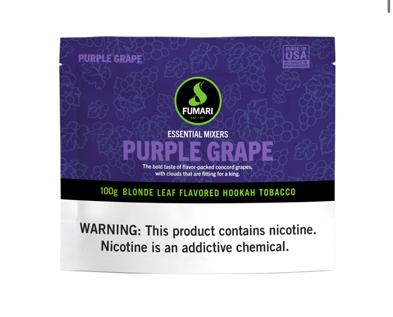 Fumari Shisha Tobacco 100G - Hookah Junkie
