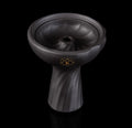 Kaloud Samsaris® Kore Dào (道) Black Clay Hookah Bowl - Hookah Junkie