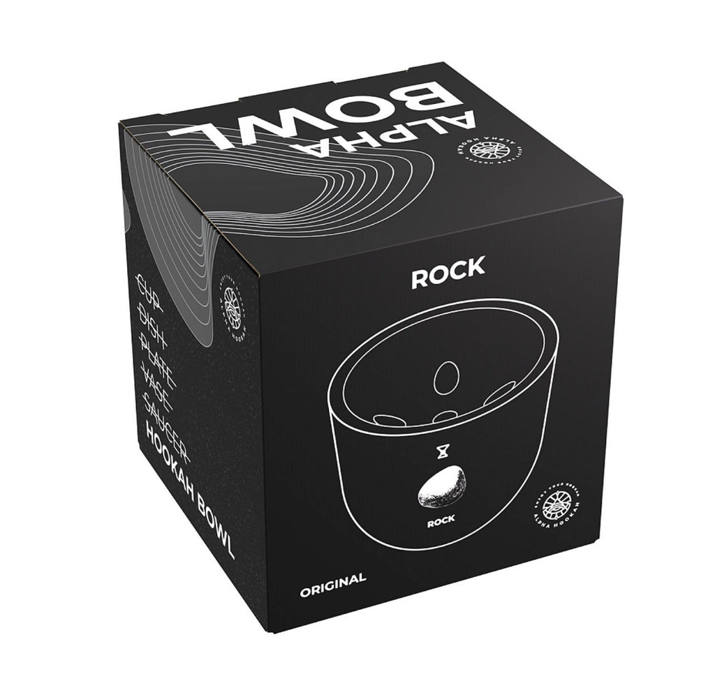 Alpha Bowl Rock - Hookah Junkie