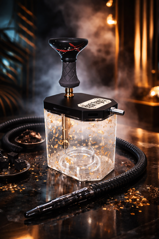Black Crystal Cloudix Hookah - Hookah Junkie