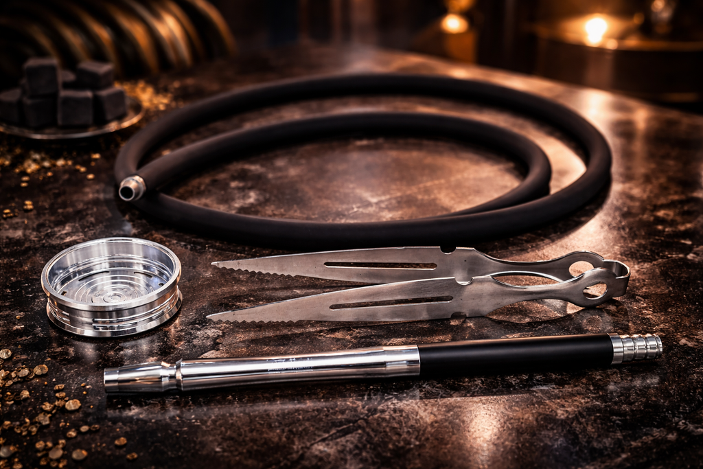 Black Crystal Lunex Hookah - Hookah Junkie
