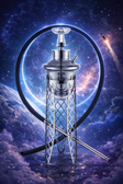 Black Crystal Hookah COSMO HOOKAH