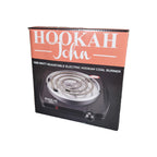 HookahJohn Premium Hookah Coal Coil Burner Stove BLACK - Hookah Junkie
