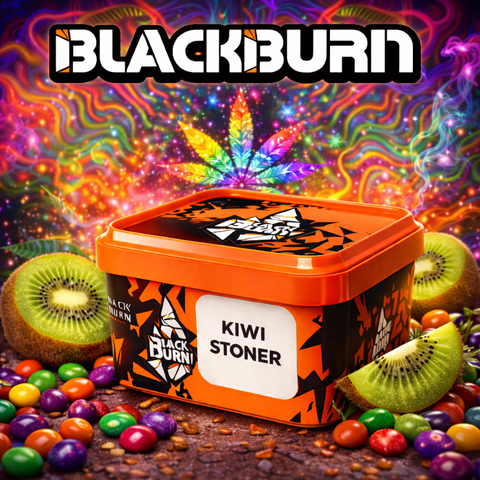 BlackBurn Hookah Tobacco 200 grams - Hookah Junkie