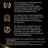 Lotus I+3 - Stainless Steel Heat Management Device
