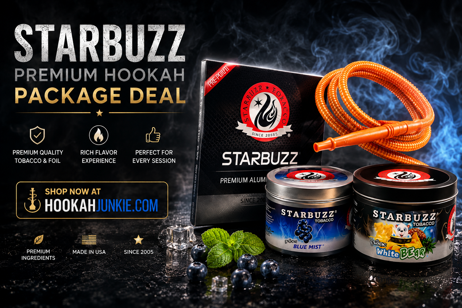 HookahJunkie Starbuzz Set - Hookah Junkie