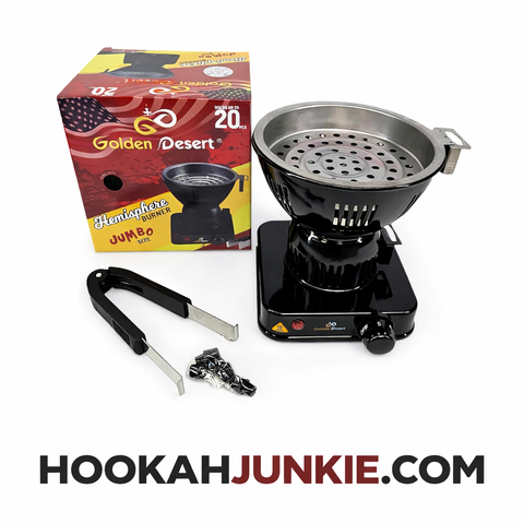 GOLDEN DESERT HEMISPHERE BURNER - Hookah Junkie
