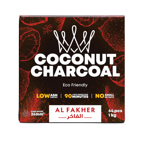 Al Fakher Cube Coconut Hookah Charcoal