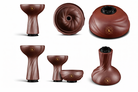 Kaloud Samsaris® Kore Qi Red Bowl - Hookah Junkie